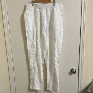 NWT Faherty Arlie White Casual Pants